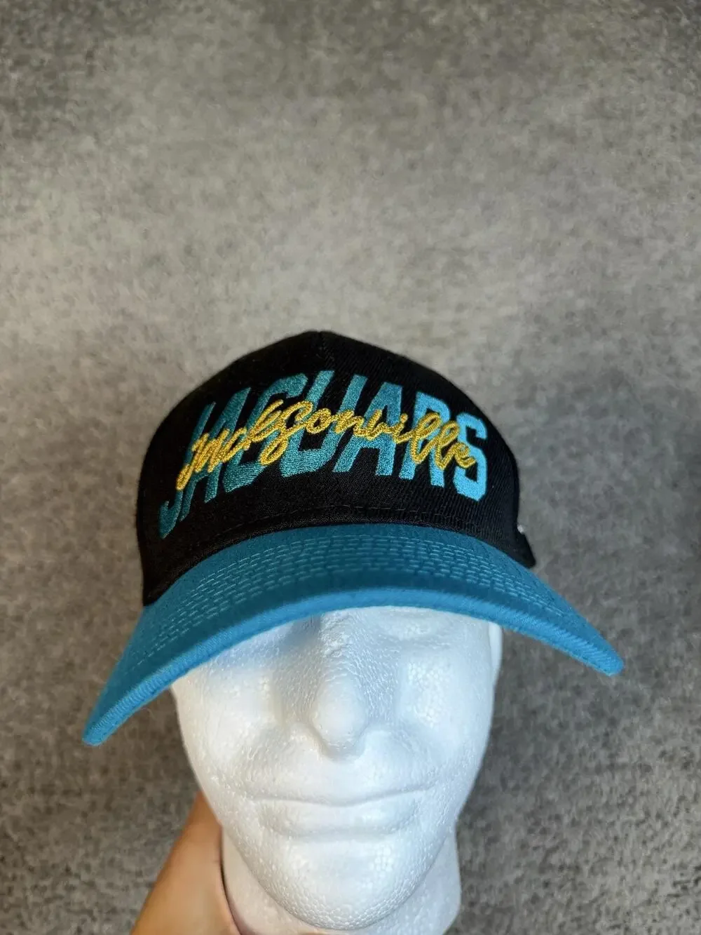 Jacksonville Jaguars Hat Cap Fitted Mens XL Black NFL Football New Era